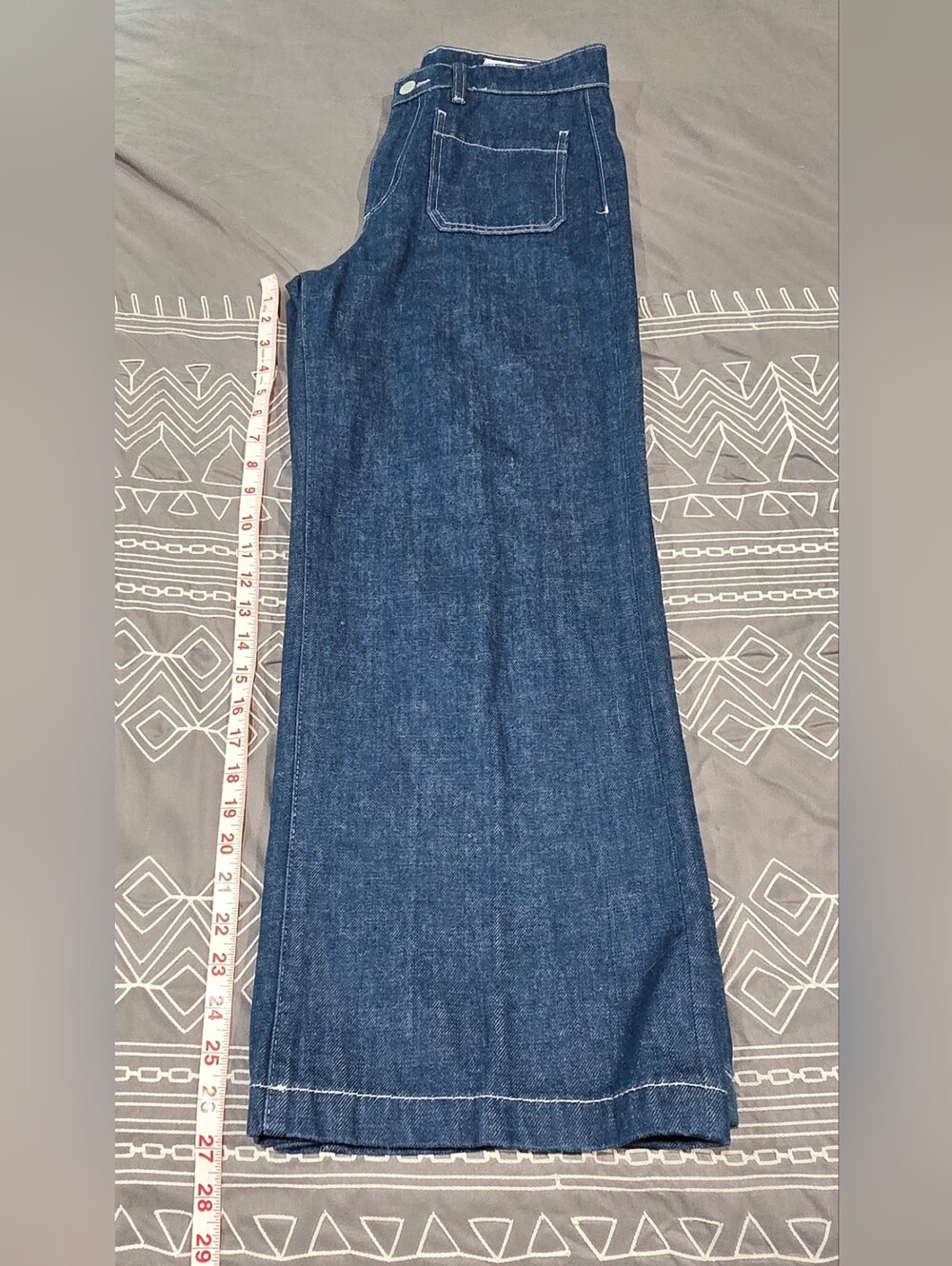 Adriano Goldschmied Kassie High Rise Wide Leg Crop Jeans Size 27 - Picture 3 of 8
